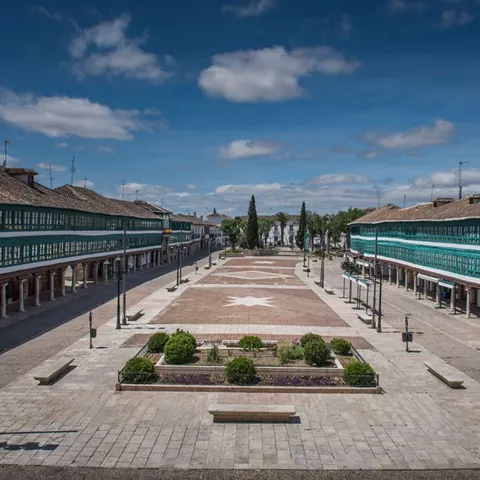 Vista general de la Plaza Mayor de Almagro