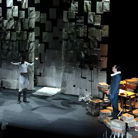 Espectáculo en el Festival de Teatro y Títeres Patio de Comedias 