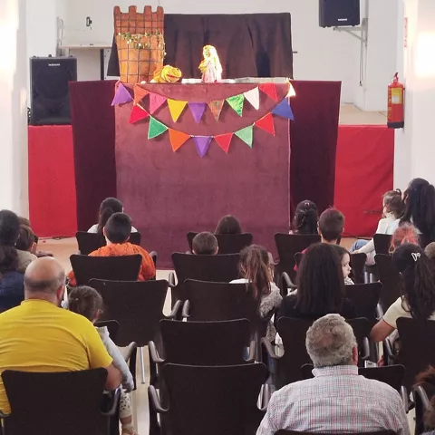 Representación en el Festival de Títeres de Chinchilla