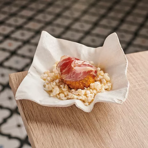 Croqueta del Restaurante Cañitas Mate