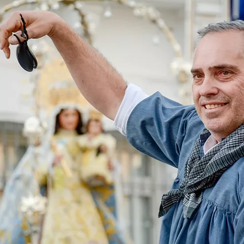 Celebrando la romería de la Virgen de las Viñas de Tomelloso