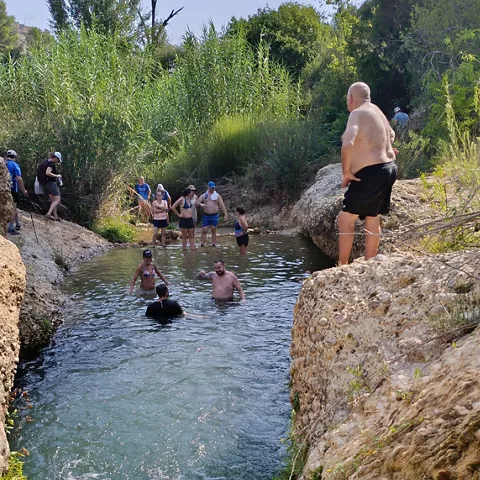 Baño en las pozas de Socovos