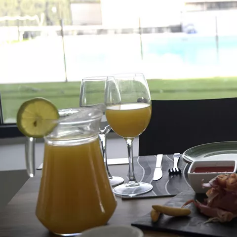 Desayuno en el Hotel Mirador Jorquera