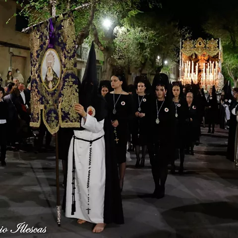Procesión en Villarrubia en Semana Santa