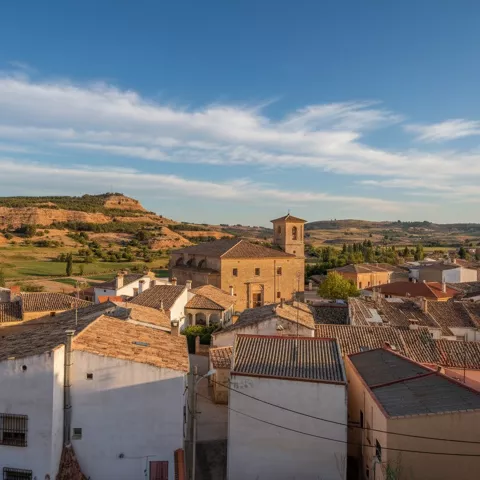 Vista elevada del casco urbano