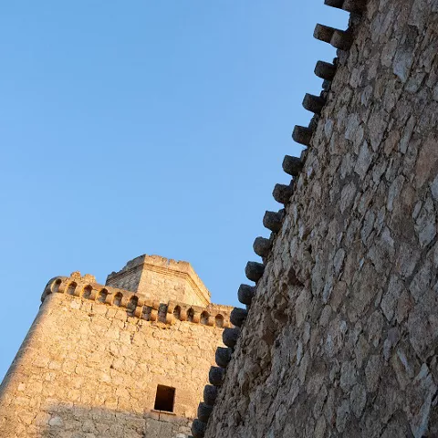 Muros defensivos vistos desde el interior