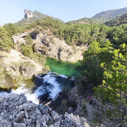 Mirador natural del río.