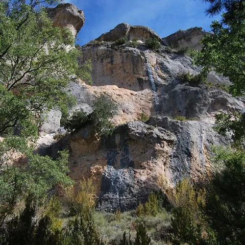Formaciones rocosas erosionadas.