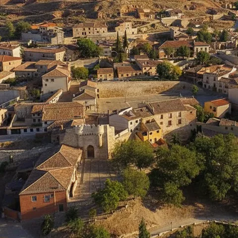 Panorámica del conjunto urbano en lo alto