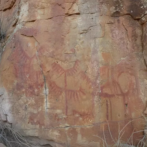 Arte rupestre en Ciudad Real, pinturas esquemáticas de Chillón