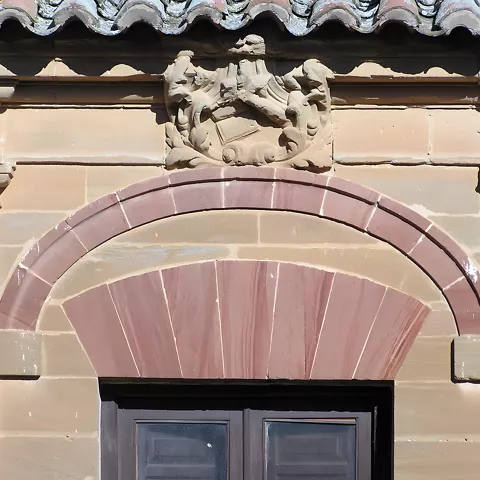 Decoración interior en el convento de la Orden de San Agustín en Fuenllana