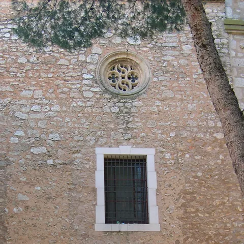 Detalle dela fachada de la Iglesia de Santa María la Mayor de Daimiel