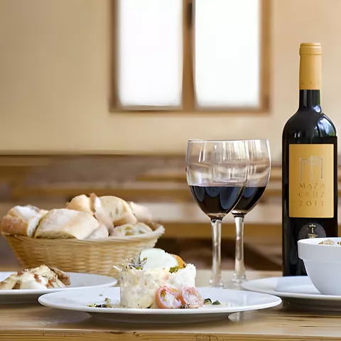 Gastronomía en el Camping Río Mundo