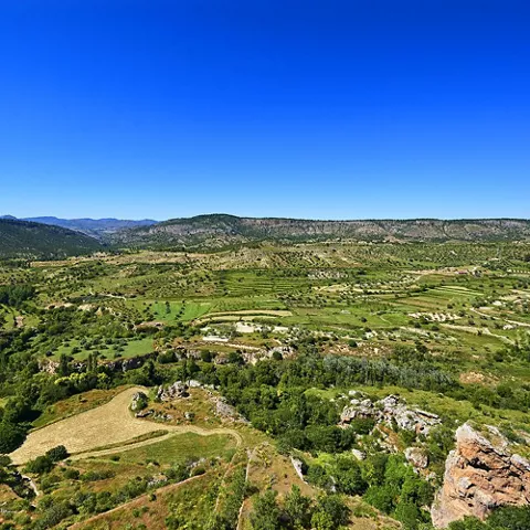 Panorámica desde un mirador en Letur