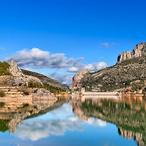 Panorámica del embalse de Taibilla en Nerpio