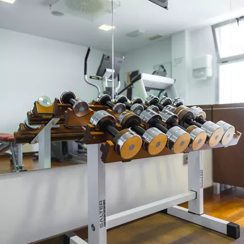 Gimnasio del Hotel Veracruz Plaza Spa