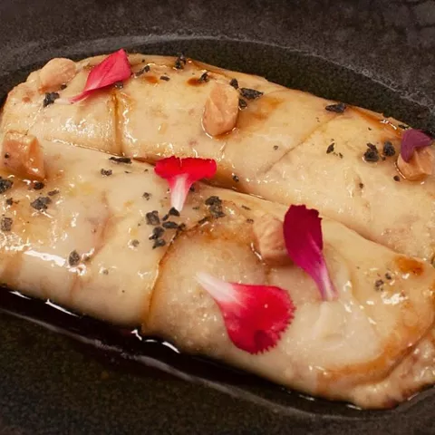 Plato del Restaurante Las Llaves en Marchamalo, Guadalajara