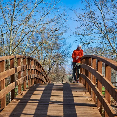 Paseo junto a la playa del Bullaque en El Torno y El Robledo