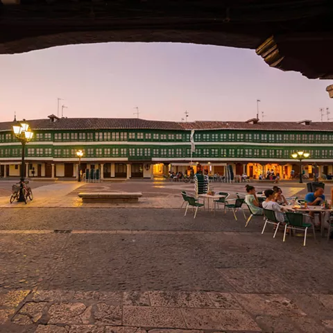 Plaza Mayor de Almagro, parte del conjunto histórico protegido