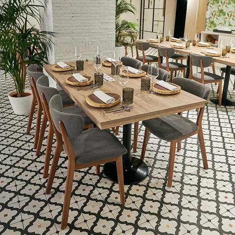 Sala del restaurante Cañitas Mate