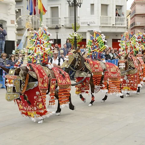 La romería de la Virgen de las Viñas recorre Tomelloso