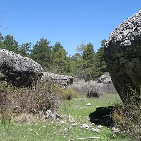 Entorno de la serrezuela de Valdesalobre, en la provincia de Cuenca