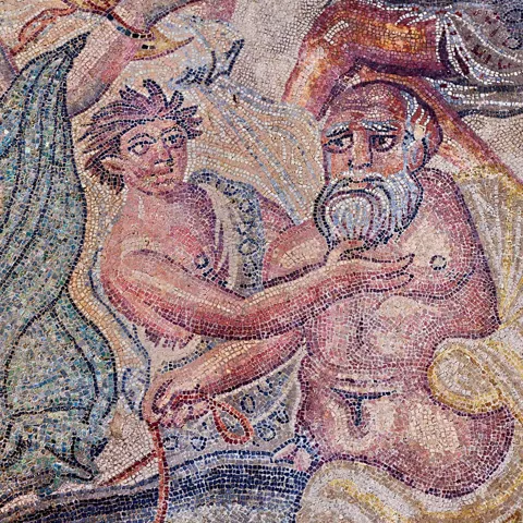 Mosaico de la villa romana de Noheda, provincia de Cuenca