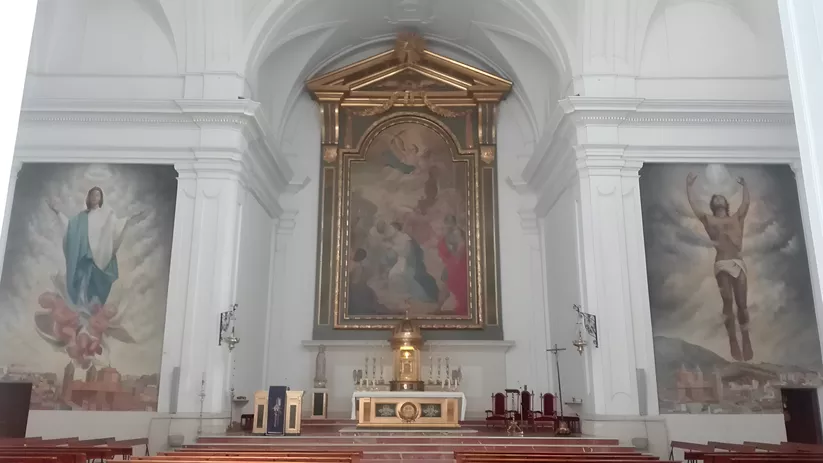 Interior de la Iglesia de Santa Quiteria