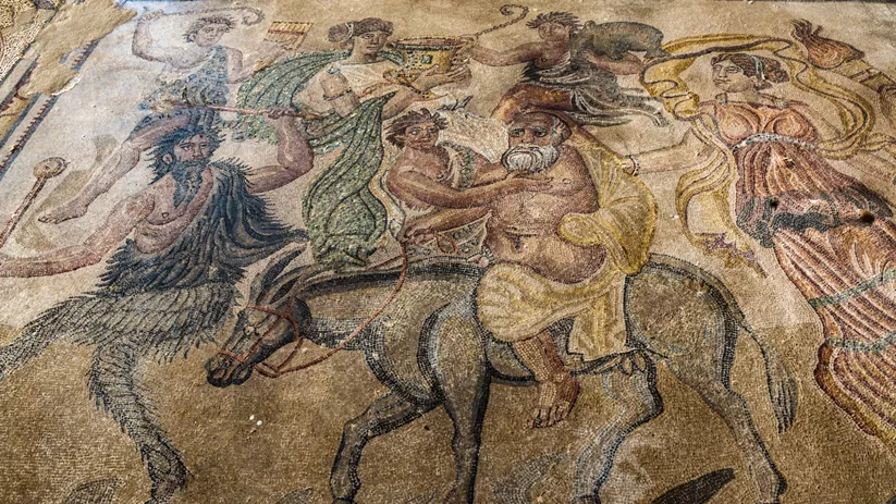 Villa romana de Noheda, mosaicos figurativos