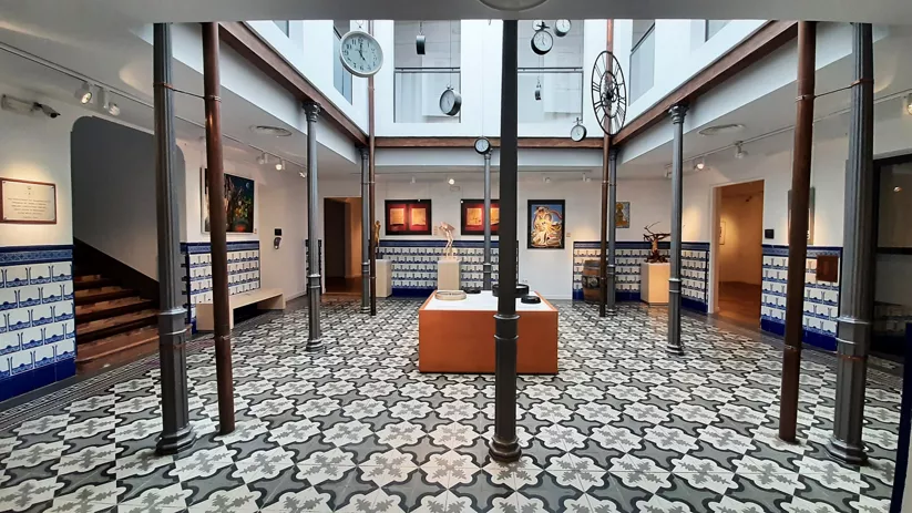 Patio central del Archivo Museo Sánchez-Mejias