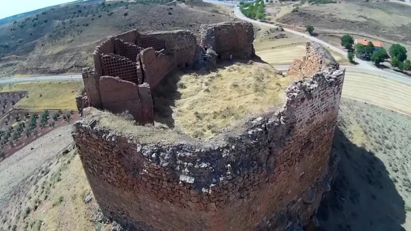 Vista aérea del castillo de Alhambra