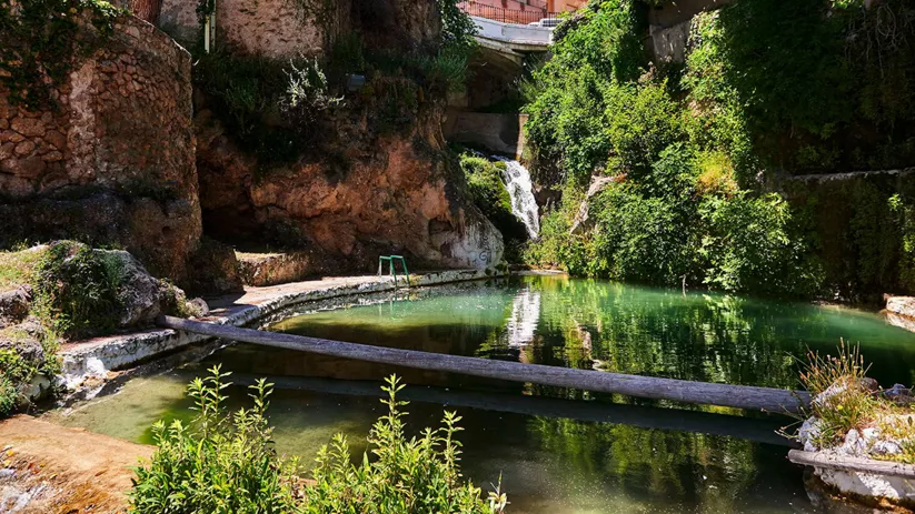 Vista del Charco de las Canales de Letur