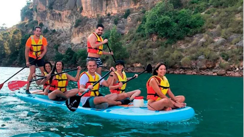 Paddle sufr en las Lagunas de Ruidera