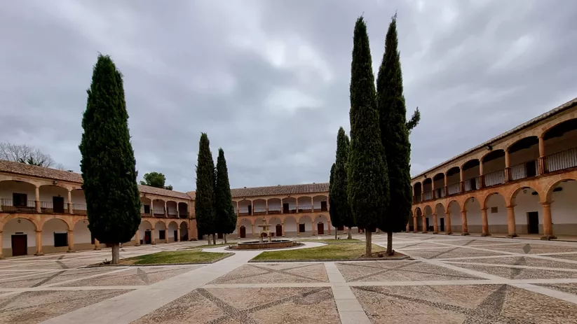 Panorámica del Santuario de la Virgen de la Antigua en Villanueva de los Infantes