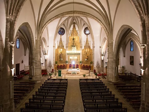 Interior de la Iglesia de Santa María la Mayor de Daimiel