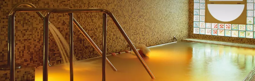 Piscina termal en el Balneario de Fuencaliente