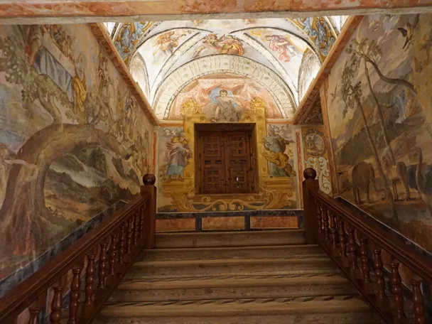 Escalera de la Ermita de las Virtudes en Santa Cruz de Mudela