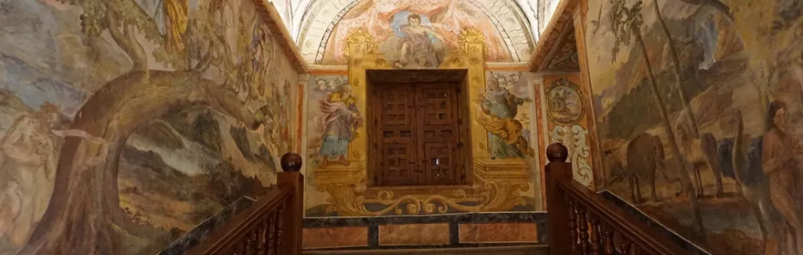 Escalera de la Ermita de las Virtudes en Santa Cruz de Mudela