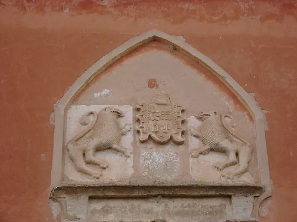Detalle del Palacio de Torremejía o Torrubia en Granátula de Calatrava