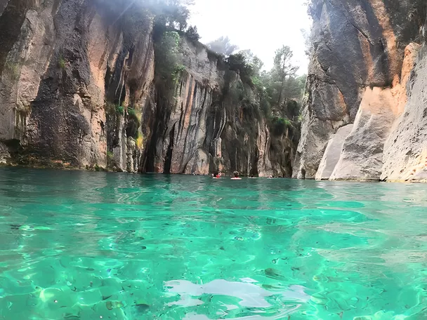 Piscinas naturales del Júcar en Jorquera