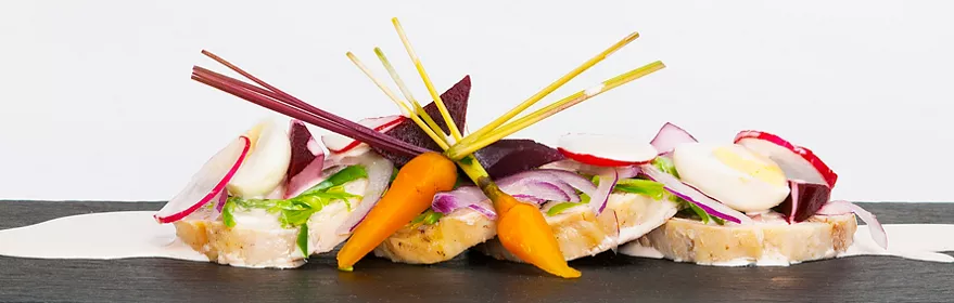 Plato del restaurante Molino de Alcuneza