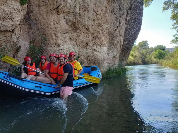 Rafting en el río Segura en Elche de la Sierra