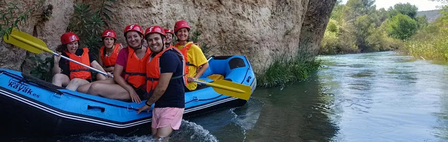 Rafting en el río Segura en Elche de la Sierra