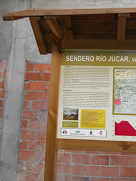 Cartel Ruta PR-AB06 Sendero del Júcar