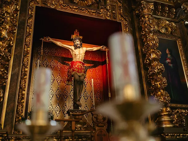 Cristo del Santuario de Villajos en Campo de Criptana