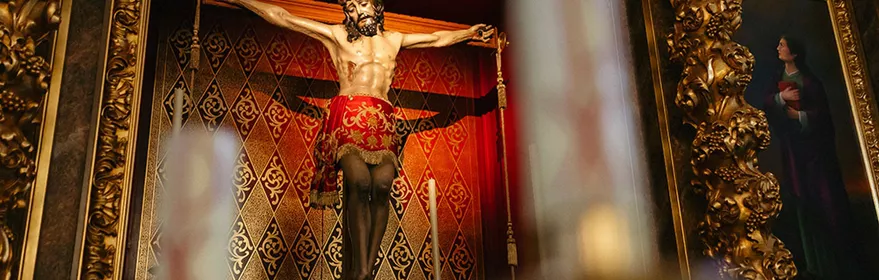 Cristo del Santuario de Villajos en Campo de Criptana