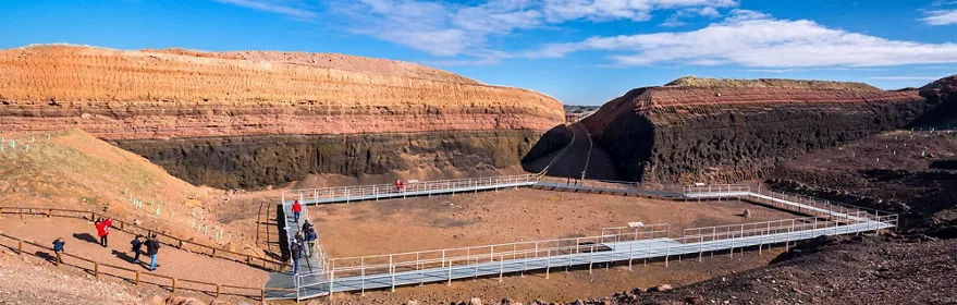 Volcán museo Cerro Gordo en Granátula de Calatrava