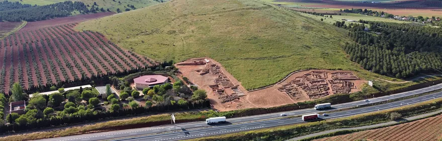 Panorámica del yacimiento Cerro de las Cabezas