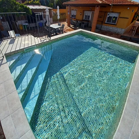 Zona de baño agua salina