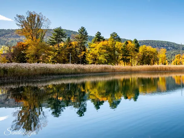 Panorámica de la laguna de Uña